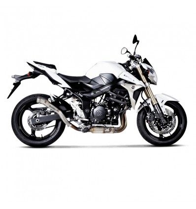 Marmitta Akrapovic Slip On Megaphone Titanio non omologata per Suzuki GSR750 11-16 e GSX-S750 15-16 Marmitta Akrapovic Slip On Megaphone Titanio non omologata per Suzuki GSR750 11-16 e GSX-S750 15-16