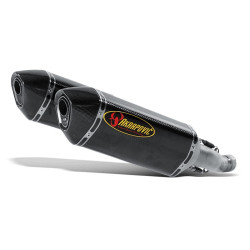 Coppia di marmitte Akrapovic Slip On Carbonio omologate per Suzuki GSX-R1000 07-08 Coppia di marmitte Akrapovic Slip On Carbonio omologate per Suzuki GSX-R1000 07-08