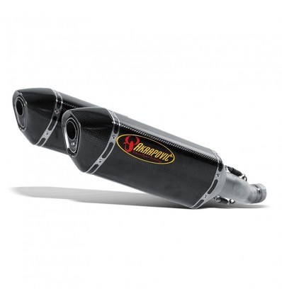 Coppia di marmitte Akrapovic Slip On Carbonio omologate per Suzuki GSX-R1000 07-08 Coppia di marmitte Akrapovic Slip On Carbonio omologate per Suzuki GSX-R1000 07-08