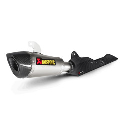 Marmitta Akrapovic Slip On Titanio omologata per Suzuki GSX-S1000/F 15-16