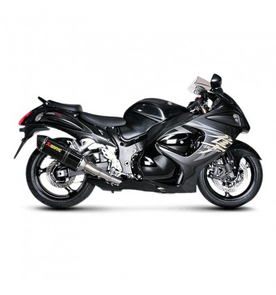 Coppia di marmitte Akrapovic Slip On Carbonio omologate per Suzuki GSX-R 1300 Hayabusa 08-16 Coppia di marmitte Akrapovic Slip On Carbonio omologate per Suzuki GSX-R 1300 Hayabusa 08-16