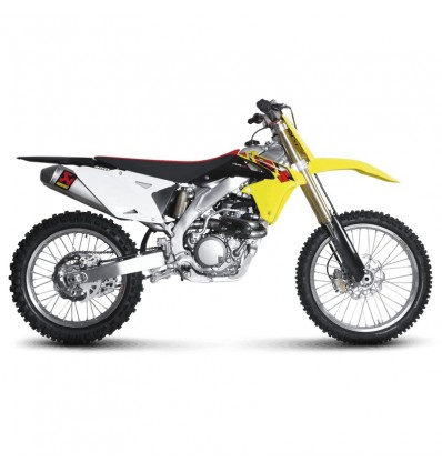 Marmitta Akrapovic Titanio linea Racing 112 DB non omologata per Suzuki RM-Z 450 08-16 Marmitta Akrapovic Titanio linea Racing 112 DB non omologata per Suzuki RM-Z 450 08-16