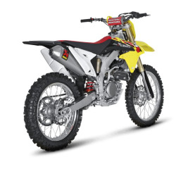 Marmitta Akrapovic Titanio linea Racing 112 DB non omologata per Suzuki RM-Z 450 08-16 Marmitta Akrapovic Titanio linea Racing 112 DB non omologata per Suzuki RM-Z 450 08-16