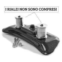 Cover carbonio per schienale pilota T-Max 500 e 530