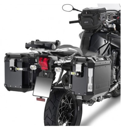 Portavaligie laterale Givi PL6403CAM Trekker Outback per Triumph Tiger Explorer 1200
