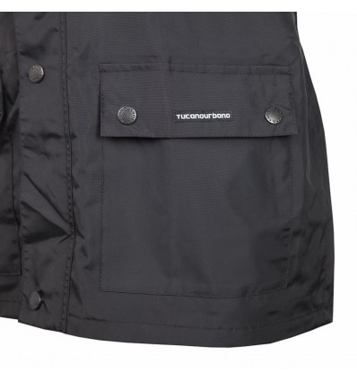 Giacca antipioggia Tucano Urbano Diluvio Plus nera Giacca antipioggia Tucano Urbano Diluvio Plus nera