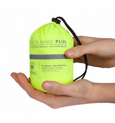 Pantalone antipioggia Tucano Urbano Nano Plus giallo fluo Pantalone antipioggia Tucano Urbano Nano Plus giallo fluo
