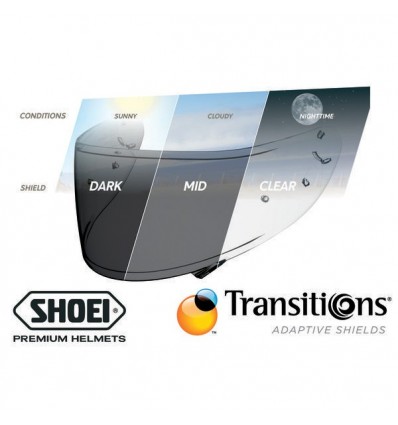 Visiera fotocromatica Shoei CWR-1 Transitions Visiera fotocromatica Shoei CWR-1 Transitions