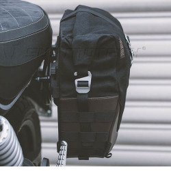 Borsa laterale SW-Motech Legend da 13,5 lt in tessuto e pelle marrone Borsa laterale SW-Motech Legend da 13,5 lt in tessuto e pelle marrone