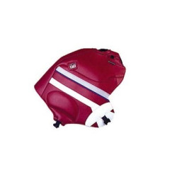 Copriserbatoio Bagster per Yamaha XTZ 750 Super Tenere in similpelle rosso e bianco 92-97