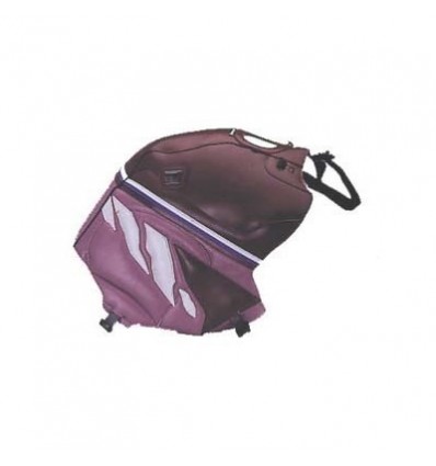 Copriserbatoio Bagster per Yamaha XTZ 750 Super Tenere in similpelle bordò, verde e grigio 92-97
