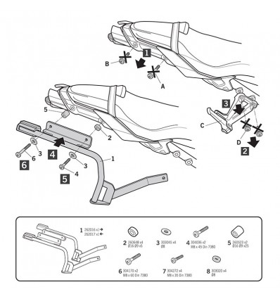 Portavaligie laterale Shad 3P per valigie SH36 su Yamaha MT-10 2016 Portavaligie laterale Shad 3P per valigie SH36 su Yamaha MT-10 2016