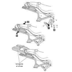 Portavaligie laterale Shad 3P per valigie SH36 su Yamaha MT-10 2016 Portavaligie laterale Shad 3P per valigie SH36 su Yamaha MT-10 2016