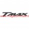 Adesivo scritta T-Max resina 3D carbon look