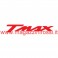 Adesivo scritta T-Max resina 3D rosso
