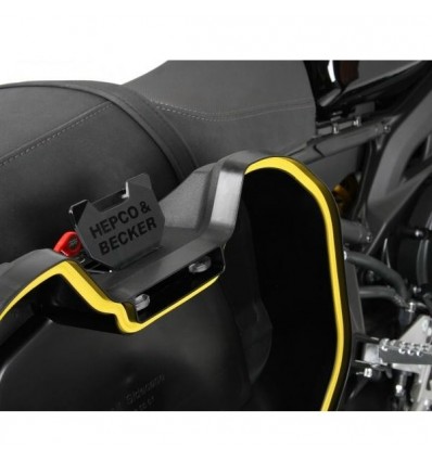 Valigie laterali Hepco & Becker Orbit 22 litri nere attacco C-Bow Valigie laterali Hepco & Becker Orbit 22 litri nere attacco C-Bow