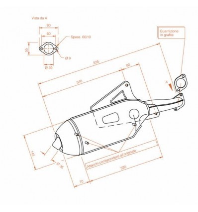Marmitta Sito Plus per Piaggio Runner 2T, 125Skipper 2T 125-150... Marmitta Sito Plus per Piaggio Runner 2T, 125Skipper 2T 125-150...