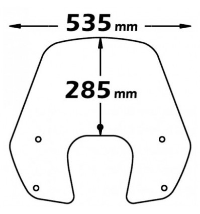 Cupolino Isotta per Piaggio Beverly 125, 300 e 350 RST dal 2010 Cupolino Isotta per Piaggio Beverly 125, 300 e 350 RST dal 2010
