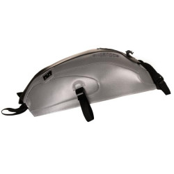 Copriserbatoio Bagster per Yamaha XSR 700 in similpelle grigio e bianco