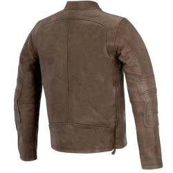 Giacca da moto in pelle Oscar by Alpinestars Monty marrone Giacca da moto in pelle Oscar by Alpinestars Monty marrone