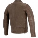 Giacca da moto in pelle Oscar by Alpinestars Monty marrone Giacca da moto in pelle Oscar by Alpinestars Monty marrone