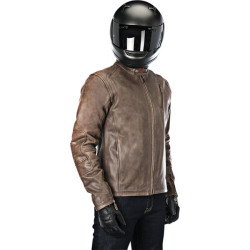 Giacca da moto in pelle Oscar by Alpinestars Monty marrone Giacca da moto in pelle Oscar by Alpinestars Monty marrone