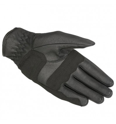 Guanti da moto Alpinestars Robinson in pelle nera Guanti da moto Alpinestars Robinson in pelle nera
