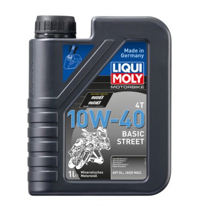 Olio Liqui Moly Motorbike 4T 10W-40 Street 1 LT Olio Liqui Moly Motorbike 4T 10W-40 Street 1 LT