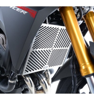 Griglia protezione radiatore R&G per Yamaha MT09 Tracer e XSR900 in acciaio inox Griglia protezione radiatore R&G per Yamaha MT09 Tracer e XSR900 in acciaio inox