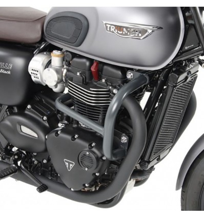 Paramotore nero Hepco & Becker per Triumph Bonneville T 120 Black dal 2016 Paramotore nero Hepco & Becker per Triumph Bonneville T 120 Black dal 2016