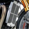 Griglia protezione radiatore R&G per Triumph Street Twin e Thruxton R in acciaio inox Griglia protezione radiatore R&G per Triumph Street Twin e Thruxton R in acciaio inox