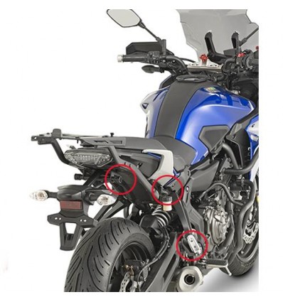 Portavaligie laterale a sgancio rapido Givi PLXR2130 Monokey V35 per Yamaha Tracer 700