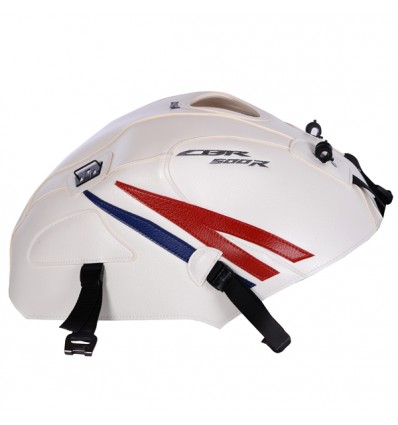 Copriserbatoio Bagster per Honda CBR 500R dal 2016 bianco, rosso e blu Copriserbatoio Bagster per Honda CBR 500R dal 2016 bianco, rosso e blu