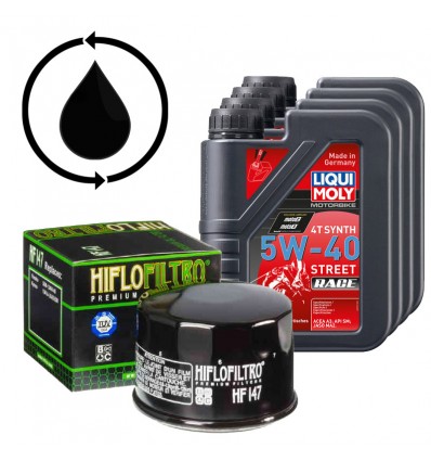 Kit per cambio olio su Moto Honda XL700V Transalp e XL1000V Varadero