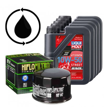 Kit per cambio olio su Moto Triumph Scrambler e Thruxton 04-15
