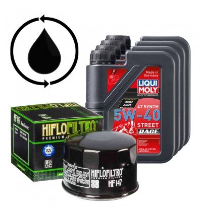 Kit per cambio olio su Moto Yamaha MT-03