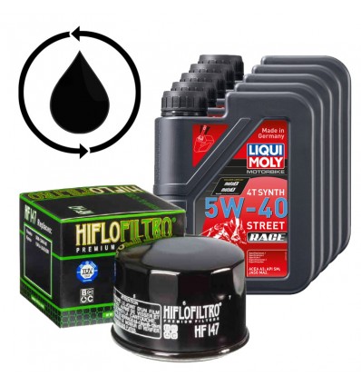 Kit per cambio olio su Moto Yamaha MT-10