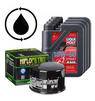 Kit per cambio olio su Moto Aprilia Dorsoduro 1200