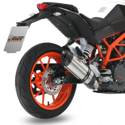 marmitta Mivv Suono Inox Carbon End per KTM Duke 390 marmitta Mivv Suono Inox Carbon End per KTM Duke 390