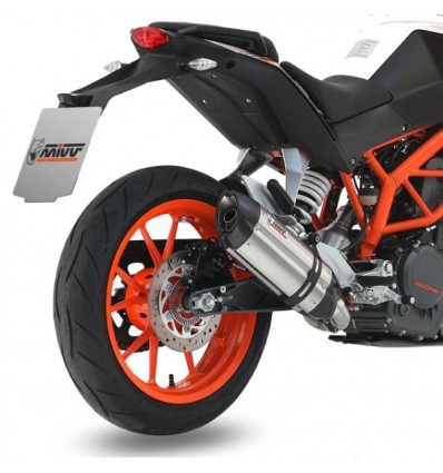 marmitta Mivv Suono Inox Carbon End per KTM Duke 390 marmitta Mivv Suono Inox Carbon End per KTM Duke 390