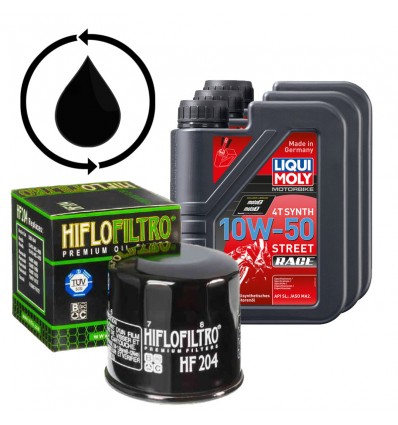 Kit per cambio olio su Moto Yamaha XSR 700/900