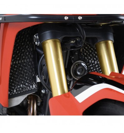 Griglia protezione radiatore R&G per Honda CRF 1000 Africa Twin in acciaio inox Griglia protezione radiatore R&G per Honda CRF 1000 Africa Twin in acciaio inox