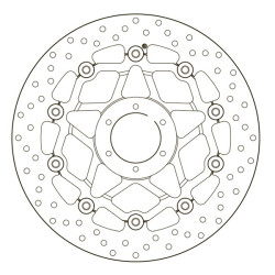 Disco Brembo serie Oro per Honda CRF 1000L Africa Twin Disco Brembo serie Oro per Honda CRF 1000L Africa Twin