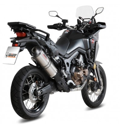 Terminale Mivv Oval titanio per Honda CRF 1000L Africa Twin Terminale Mivv Oval titanio per Honda CRF 1000L Africa Twin