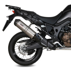 Terminale Mivv Oval titanio per Honda CRF 1000L Africa Twin Terminale Mivv Oval titanio per Honda CRF 1000L Africa Twin