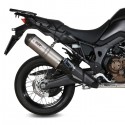 Terminale Mivv Oval titanio per Honda CRF 1000L Africa Twin Terminale Mivv Oval titanio per Honda CRF 1000L Africa Twin