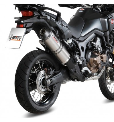 Terminale Mivv Oval titanio per Honda CRF 1000L Africa Twin Terminale Mivv Oval titanio per Honda CRF 1000L Africa Twin