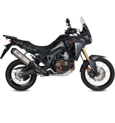 Terminale Mivv Oval titanio per Honda CRF 1000L Africa Twin Terminale Mivv Oval titanio per Honda CRF 1000L Africa Twin