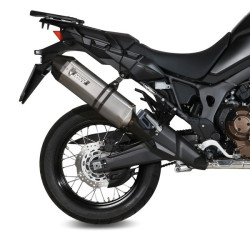 Terminale Mivv Speed Edge Steel Black per Honda CRF 1000L Africa Twin Terminale Mivv Speed Edge Steel Black per Honda CRF 1000L Africa Twin