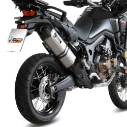 Terminale Mivv Speed Edge Inox per Honda CRF 1000L Africa Twin Terminale Mivv Speed Edge Inox per Honda CRF 1000L Africa Twin